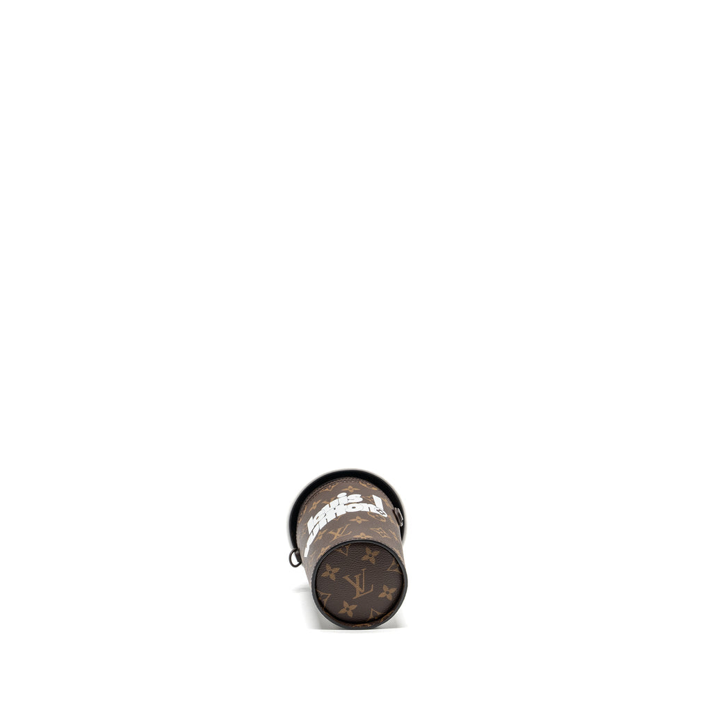 LOUIS VUITTON COFFEE CUP BAG MONOGRAM CANVAS BROWN/MULTICOLOUR BROWN HARDWARE
