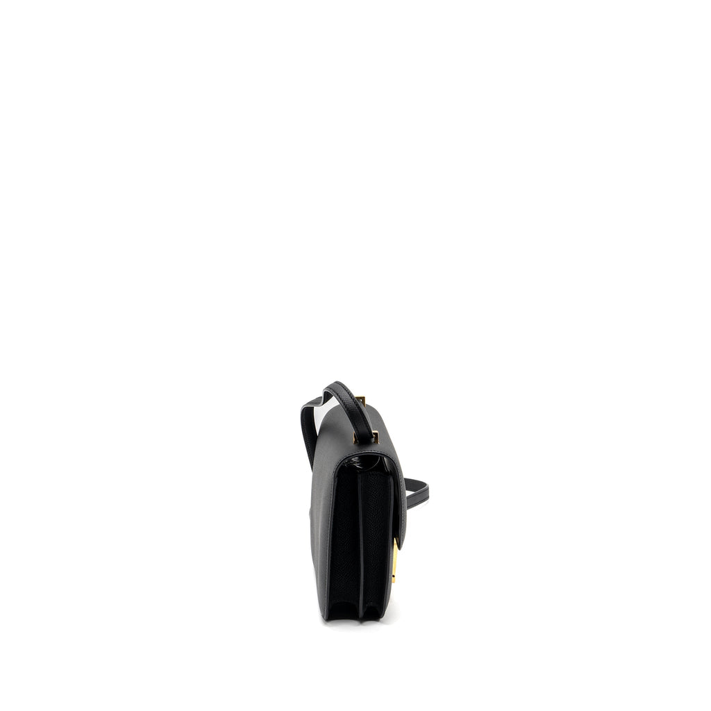 Hermes Mini Constance Epsom Black GHW