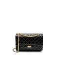 CHANEL LARGE 2.55 REISSUE FLAP BAG AGED CALFSKIN BLACK GHW