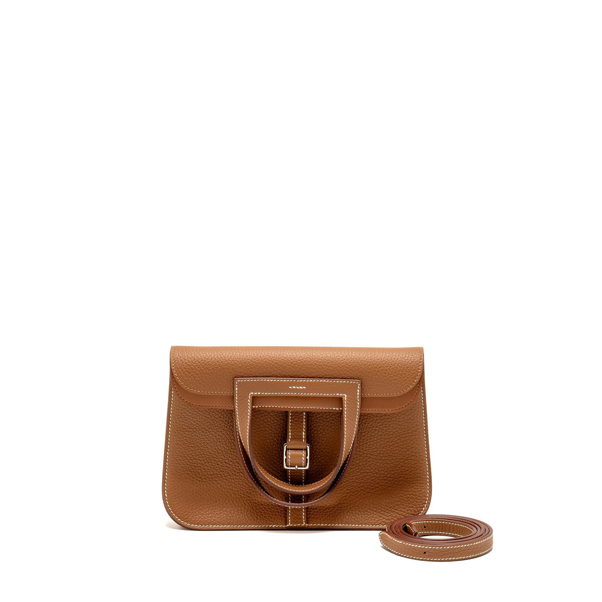 Hermes Halzan 25 Clemence Gold SHW