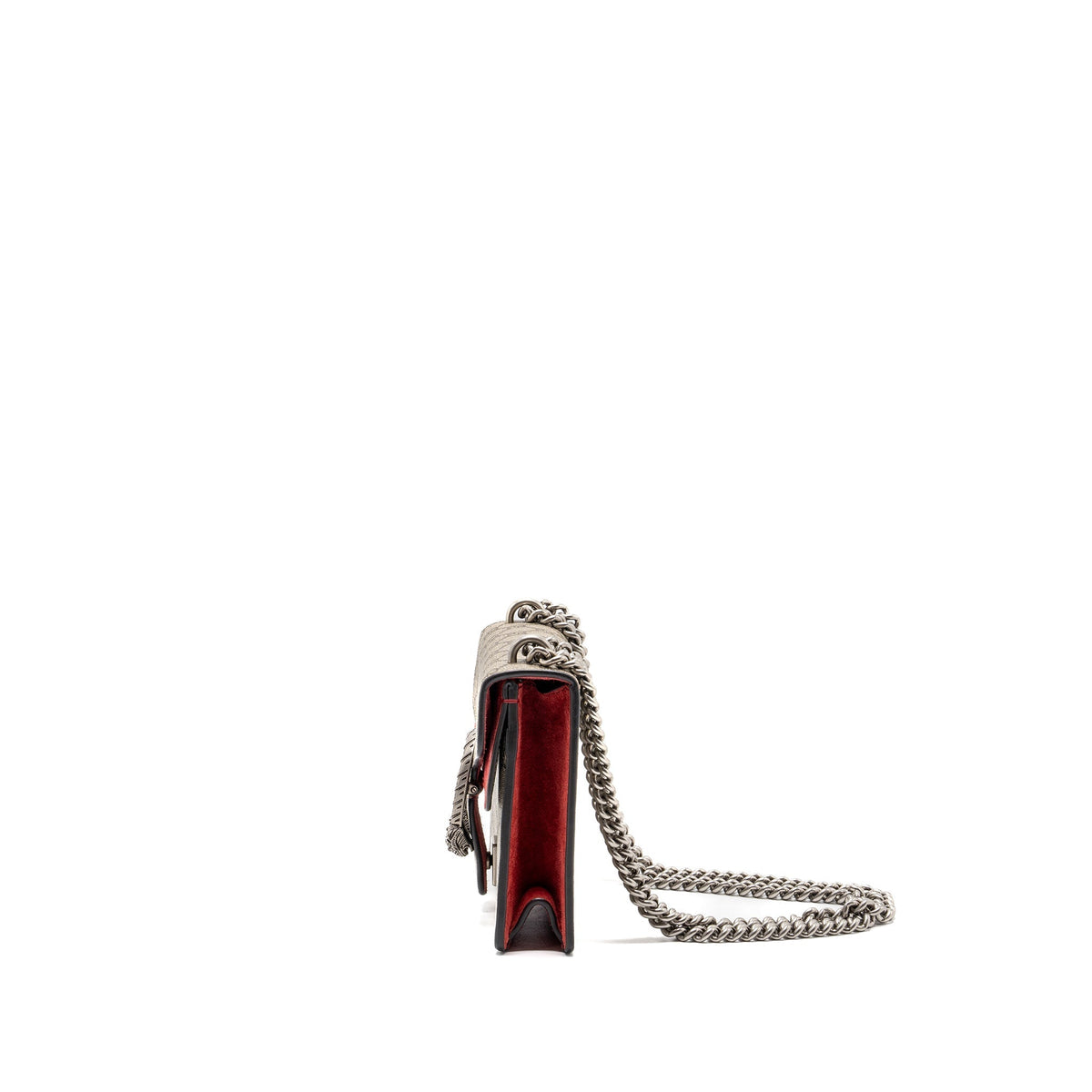 GUCCI DIONYSUS GG SUPREME MINI BAG RED SHW