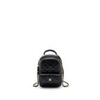 CHANEL 24C MINI BACKPACK / CROSSBODY BAG CAVIAR BLACK LGHW (MICROCHIP)