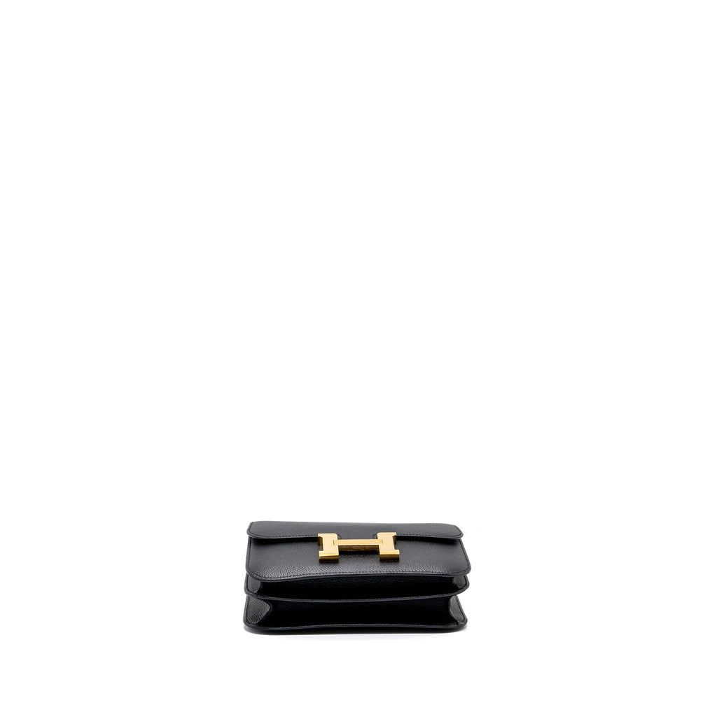 Hermes Mini Constance Epsom Black GHW
