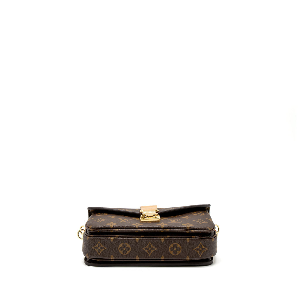 LOUIS VUITTON POCHETTE MÉTIS EAST WEST MONOGRAM CANVAS GHW (NEW VERSION)