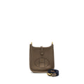 Hermes Mini Evelyne Clemence Etoupe GHW