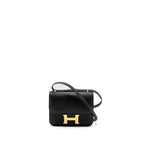 Hermes Mini Constance Epsom Black GHW