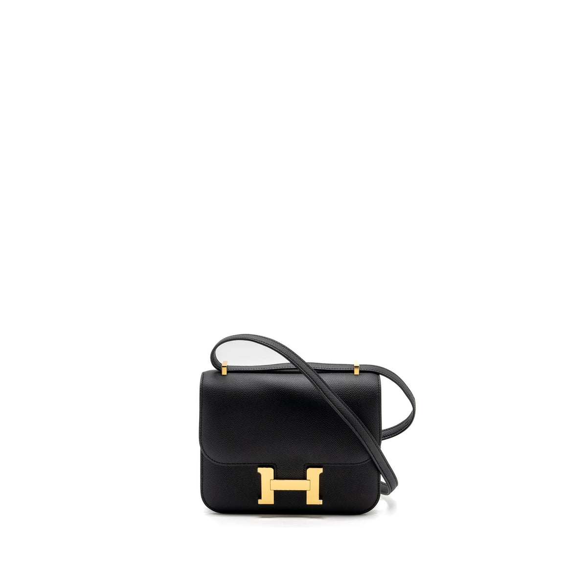 Hermes Mini Constance Epsom Black GHW