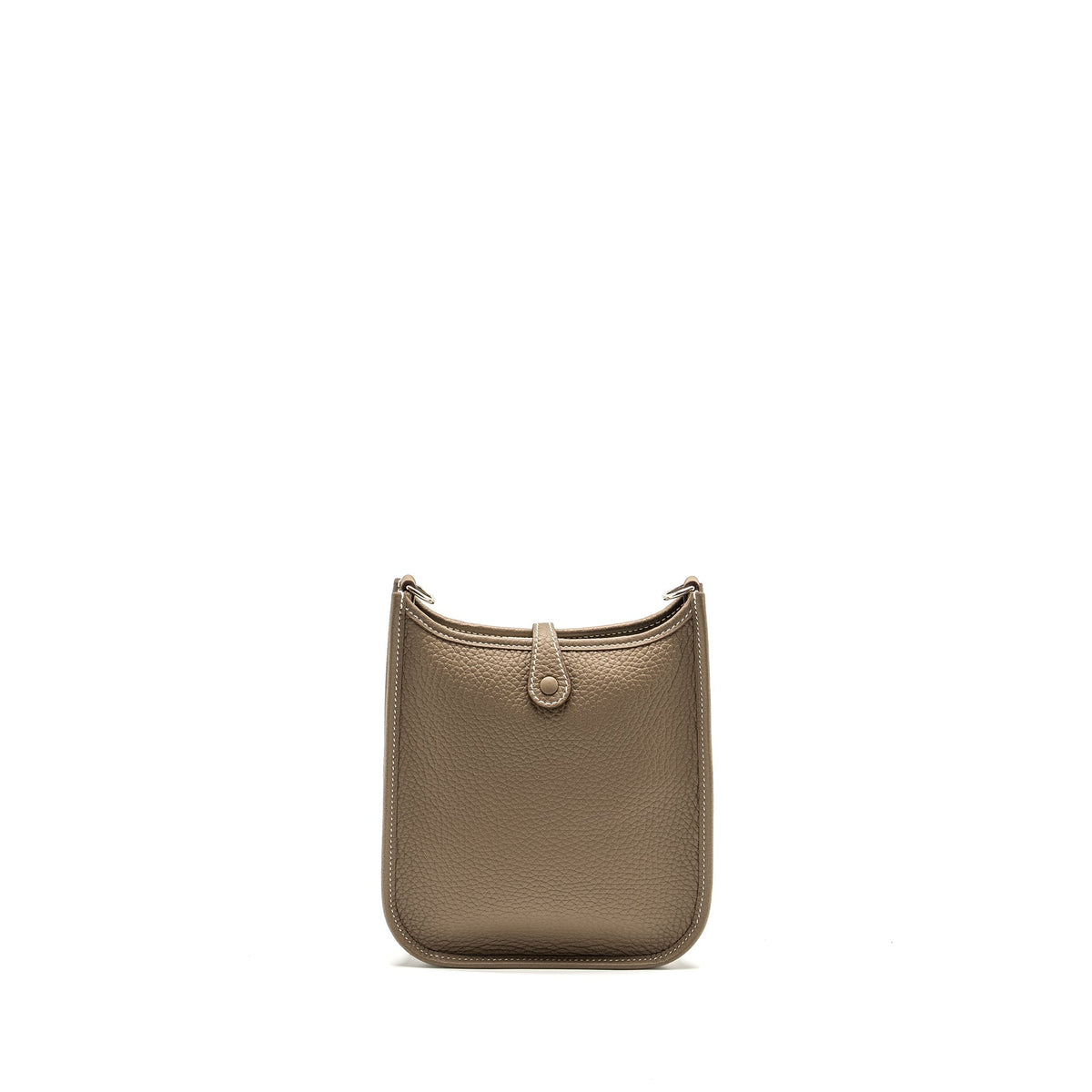 Hermes Mini Evelyne clemence etoupe SHW