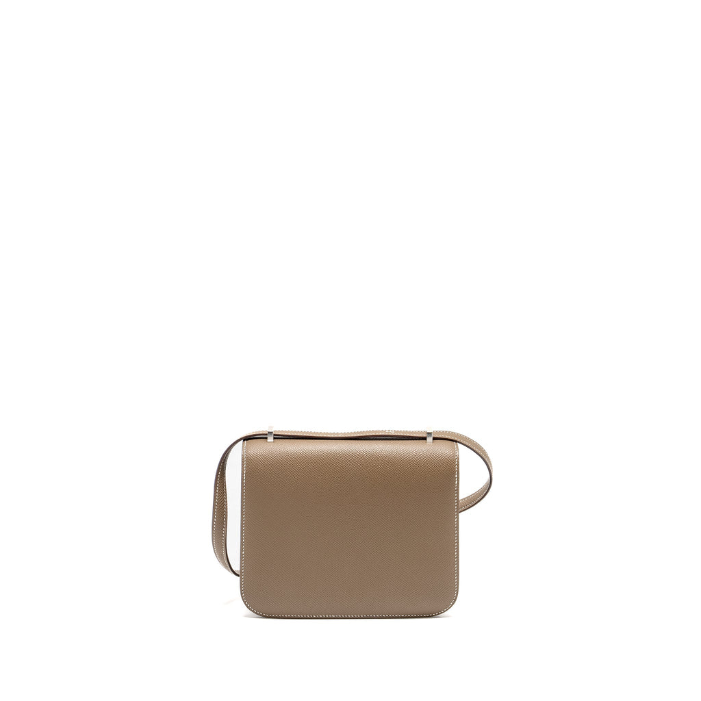 Hermes Mini Constance Epsom Etoupe SHW