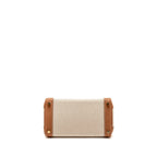 HERMES BIRKIN 25 TOILE H CANVAS / SWIFT LEATHER ECRU-BEIGE / GOLD GHW