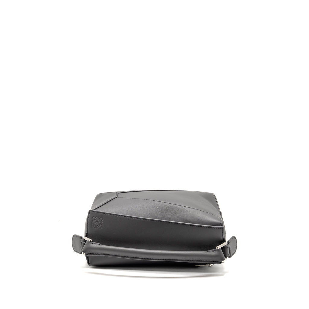 Loewe Small Puzzle Bag Calfskin Grey SHW