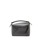 Loewe Small Puzzle Bag Calfskin Grey SHW