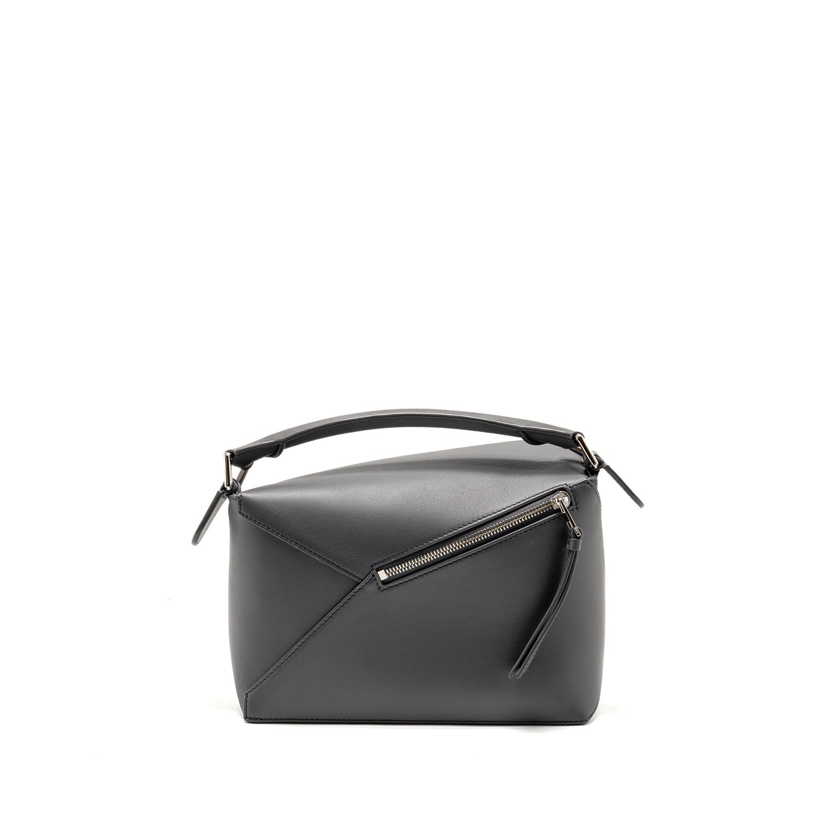 Loewe Small Puzzle Bag Calfskin Grey SHW