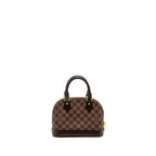 LOUIS VUITTON ALMA BB DAMIER EBENE CANVAS GHW