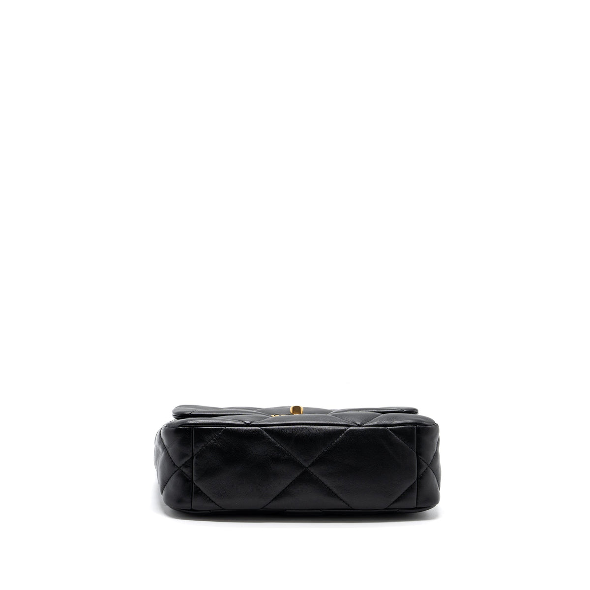 CHANEL SMALL 19 BAG LAMBSKIN BLACK MULTICOLOR HARDWARE (MICROCHIP)