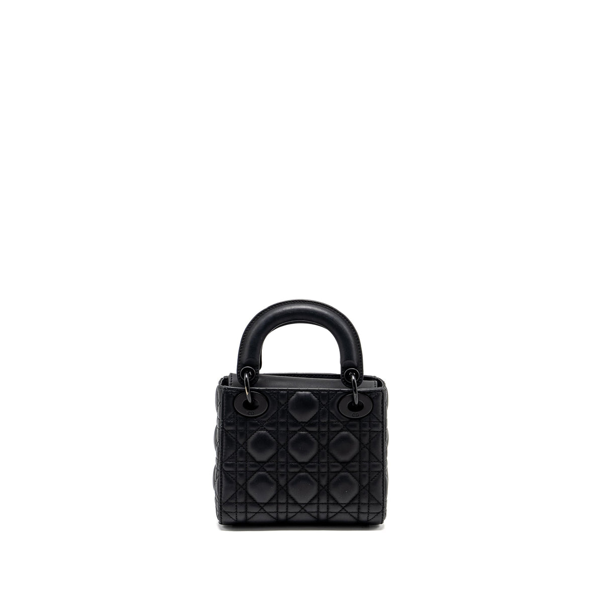 DIOR MINI LADY DIOR CALFSKIN SO BLACK