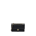 CHANEL MEDIUM CLASSIC DOUBLE FLAP BAG CAVIAR BLACK GHW (MICROCHIP)