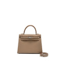 Hermes Kelly 25 Epsom Etoupe SHW