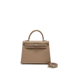 Hermes Kelly 25 Epsom Etoupe SHW