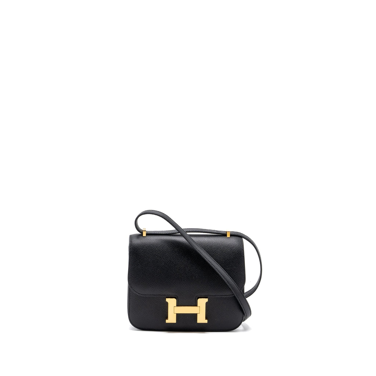 Hermes Mini Constance Epsom Black GHW