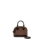 LOUIS VUITTON ALMA BB DAMIER EBENE CANVAS GHW