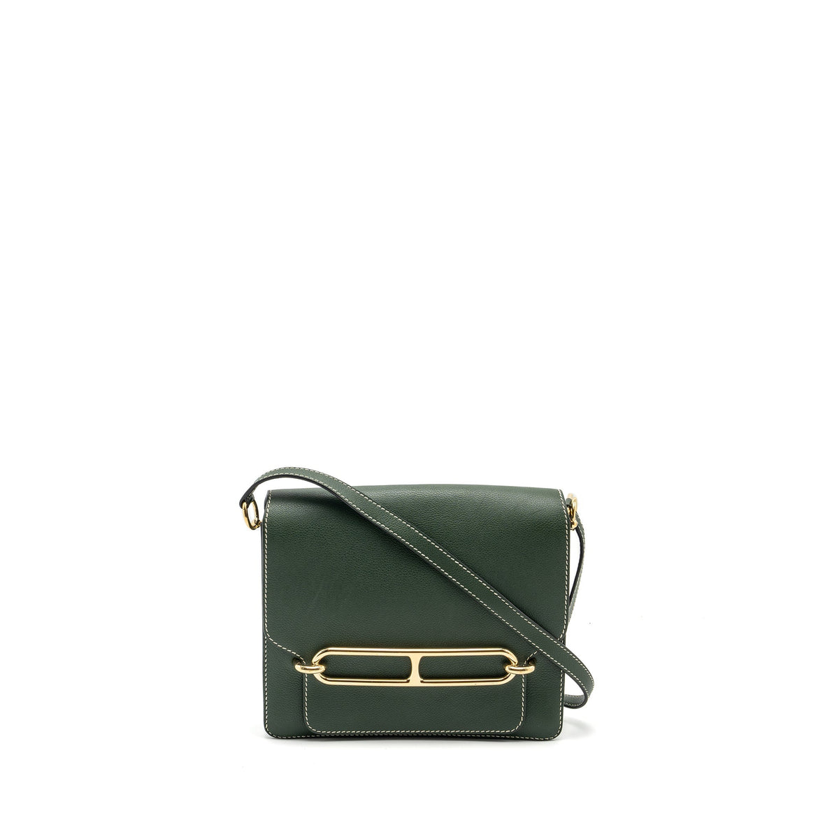 Hermes Roulis 23 Evercolor Vert Cypres GHW