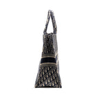 DIOR LARGE BOOK TOTE DIOR OBLIQUE CANVAS BLUE