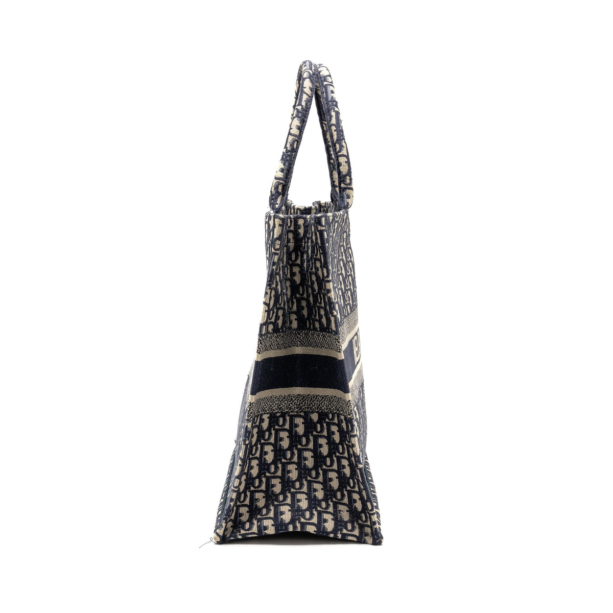 DIOR LARGE BOOK TOTE DIOR OBLIQUE CANVAS BLUE