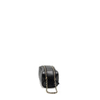 CHANEL DOUBLE ZIP POUCH COSMETIC CASE CAVIAR BLACK GHW (MICROCHIP)