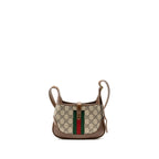 GUCCI JACKIE 1961 MINI SHOULDER BAG GG SUPREME CANVAS/CALFSKIN BROWN/MULTICOLOUR GHW