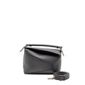 Loewe Small Puzzle Bag Calfskin Grey SHW