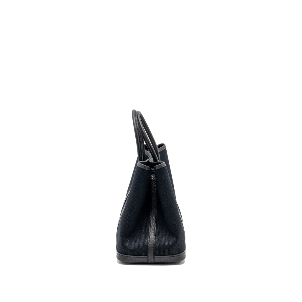 HERMES GARDEN PARTY 30 CANVAS/NEGONDA BLACK SHW