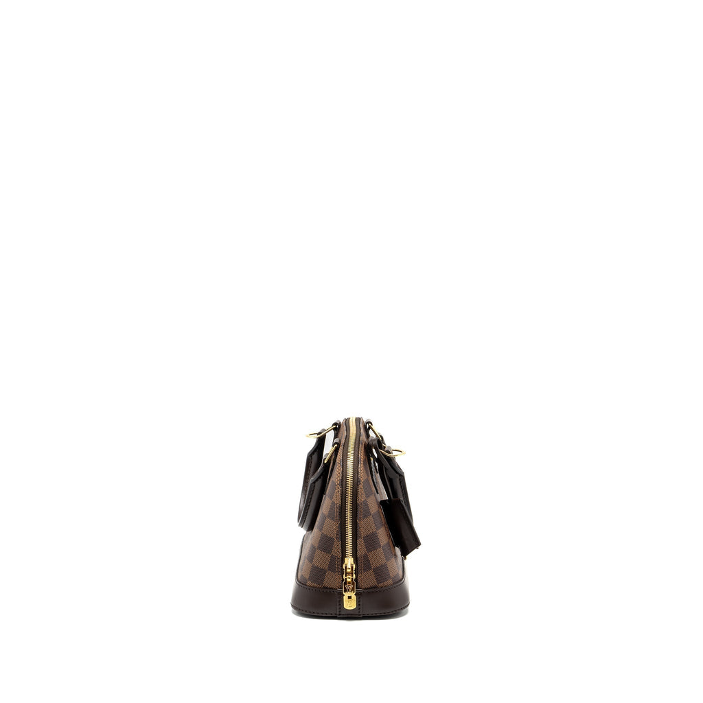 LOUIS VUITTON ALMA BB DAMIER EBENE CANVAS GHW