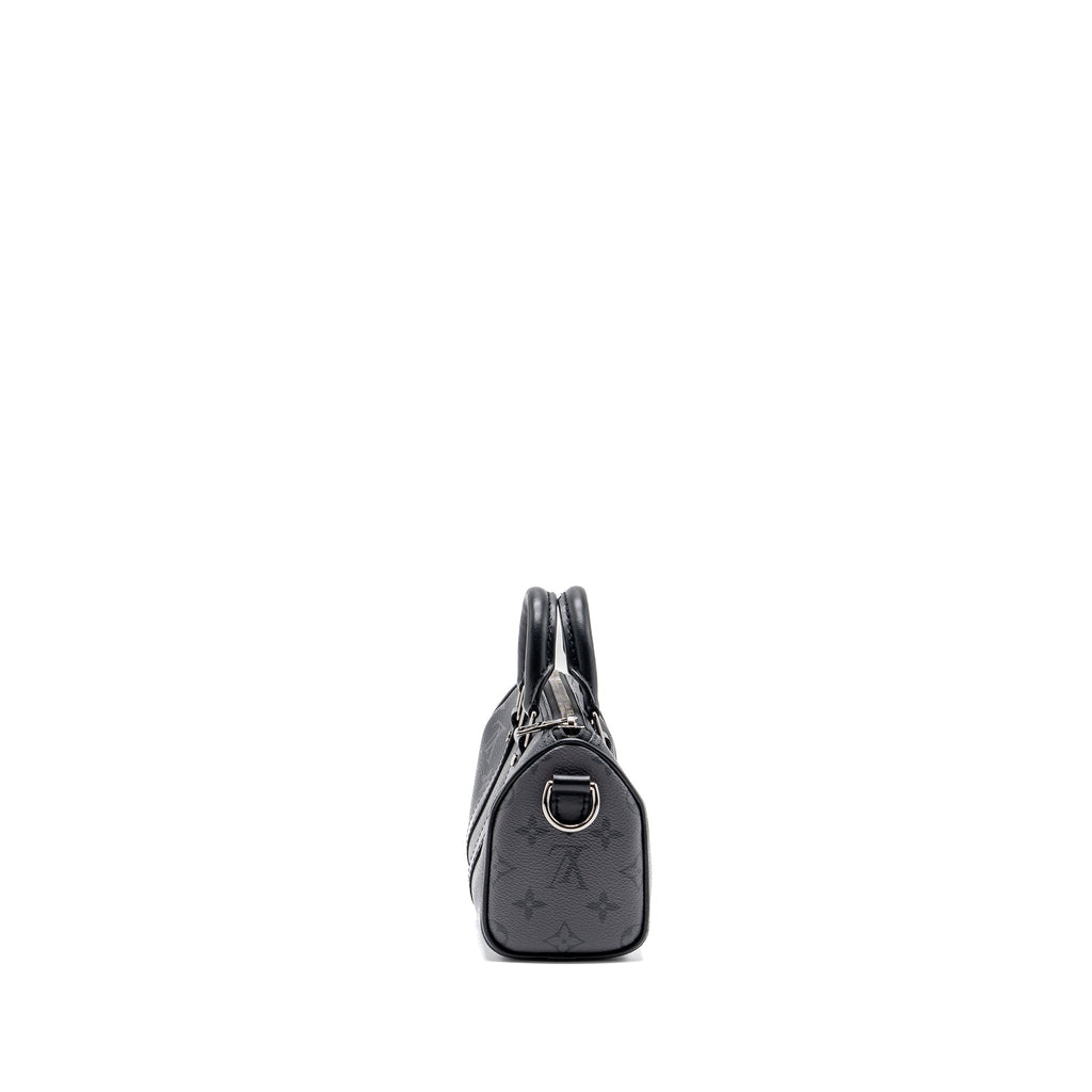 LOUIS VUITTON KEEPALL XS MONOGRAM ECLIPSE REVERSE SHW (NEW VERSION)