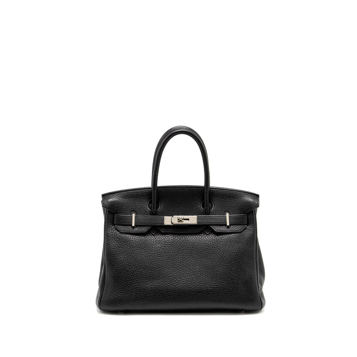 HERMES BIRKIN 30 CLEMENCE BLACK SHW