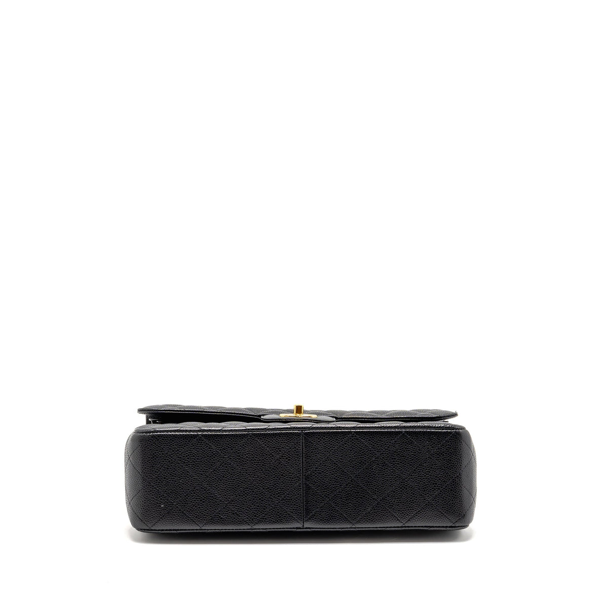 CHANEL JUMBO CLASSIC DOUBLE FLAP BAG CAVIAR BLACK GHW