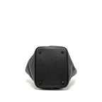 Hermes Picotin 22 Clemence Black GHW