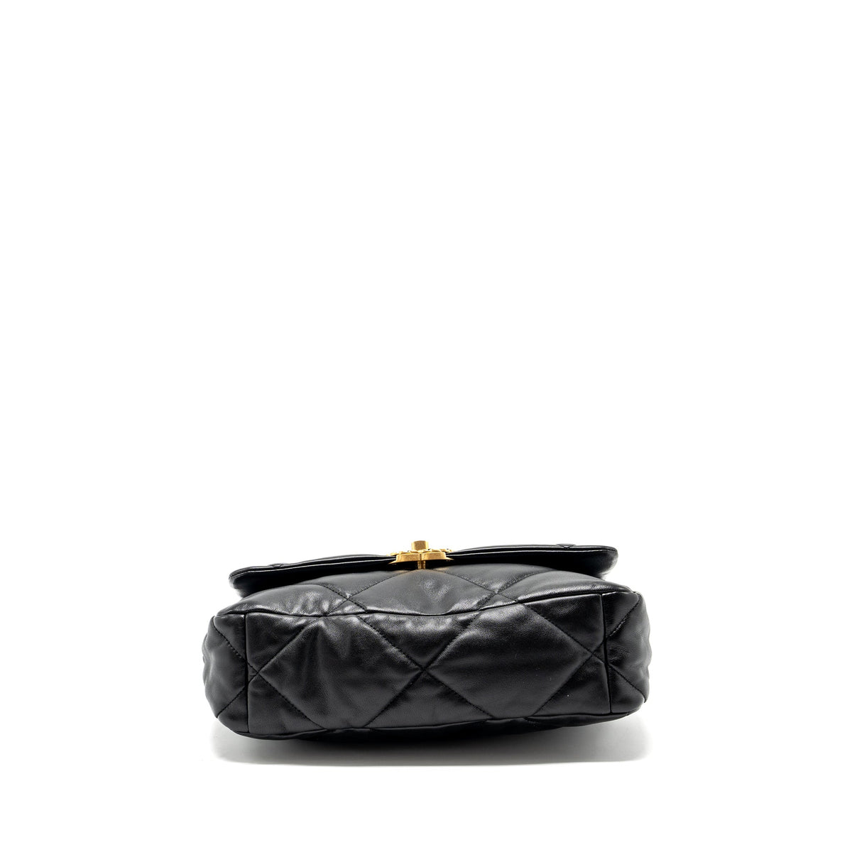 CHANEL MEDIUM 19 BAG LAMBSKIN BLACK MULTICOLOURED HARDWARE(MICROCHIP)