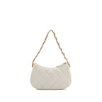 CHANEL 23K HOBO BAG CALFSKIN WHITE GHW (MICROCHIP)