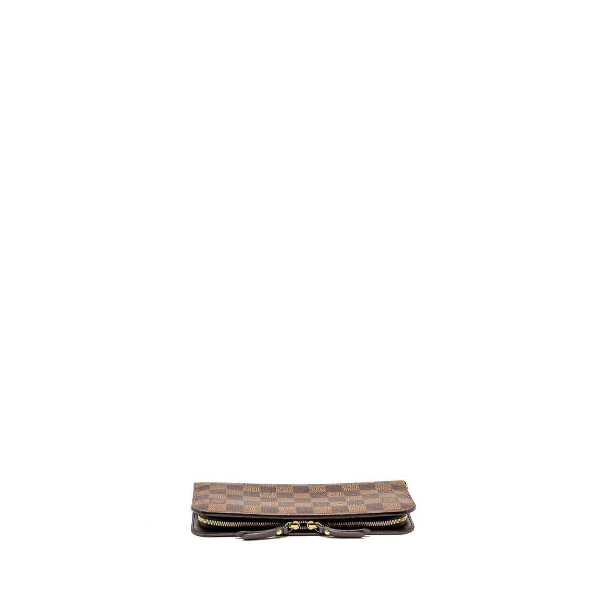 LOUIS VUITTON FOLD WALLET DAMIER EBENE CANVAS GHW