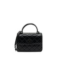 CHANEL SMALL TRENDY CC FLAP BAG LAMBSKIN SO BLACK(MICROCHIP)