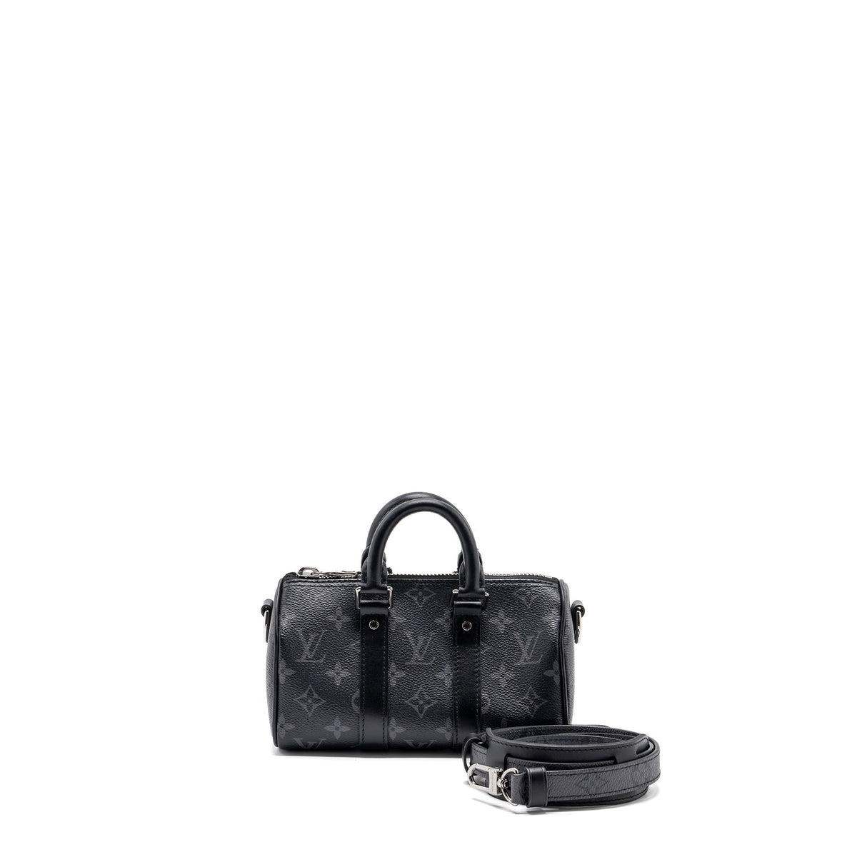 LOUIS VUITTON KEEPALL XS MONOGRAM ECLIPSE REVERSE SHW (NEW VERSION)