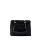 CHANEL GRAND SHOPPING TOTE BAG CAVIAR BLACK SHW