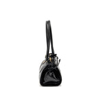 PRADA BONNIE MEDIUM LEATHER HANDBAG CALFSKIN BLACK GHW