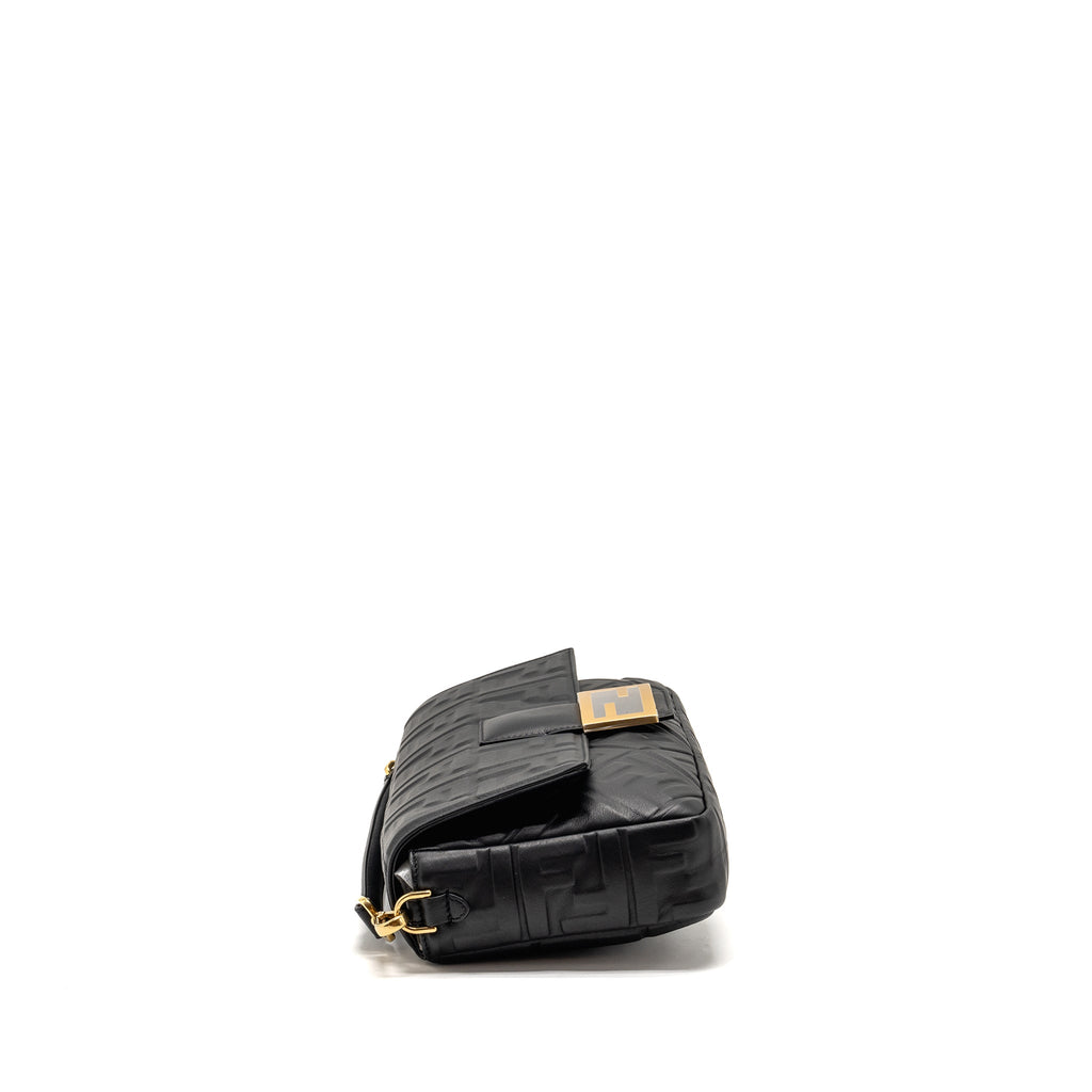 FENDI LARGE BAGUETTE BAG NAPPA BLACK GHW
