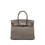 Hermes Birkin 30 Togo Gris Etain SHW