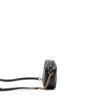 GUCCI GG MARMONT MATELASSE CAMERA SHOULDER BAG LEATHER BLACK GHW