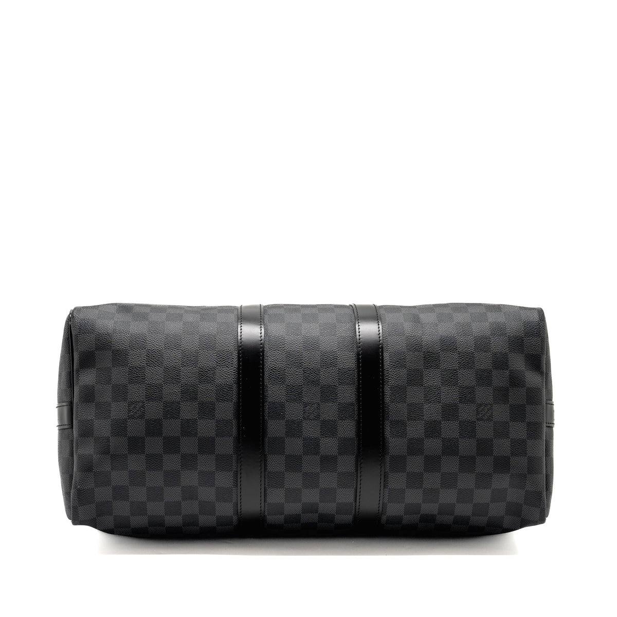 LOUIS VUITTON KEEPALL BANDOULIERE 45 DAMIER GRAPHITE CANVAS BLACK SHW