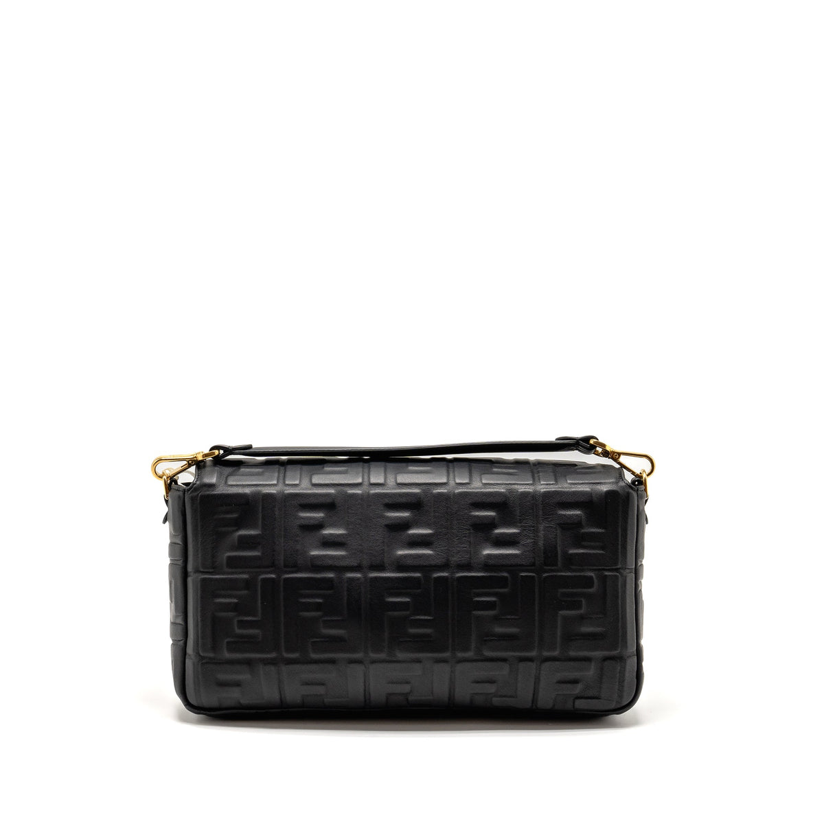 FENDI LARGE BAGUETTE BAG NAPPA BLACK GHW