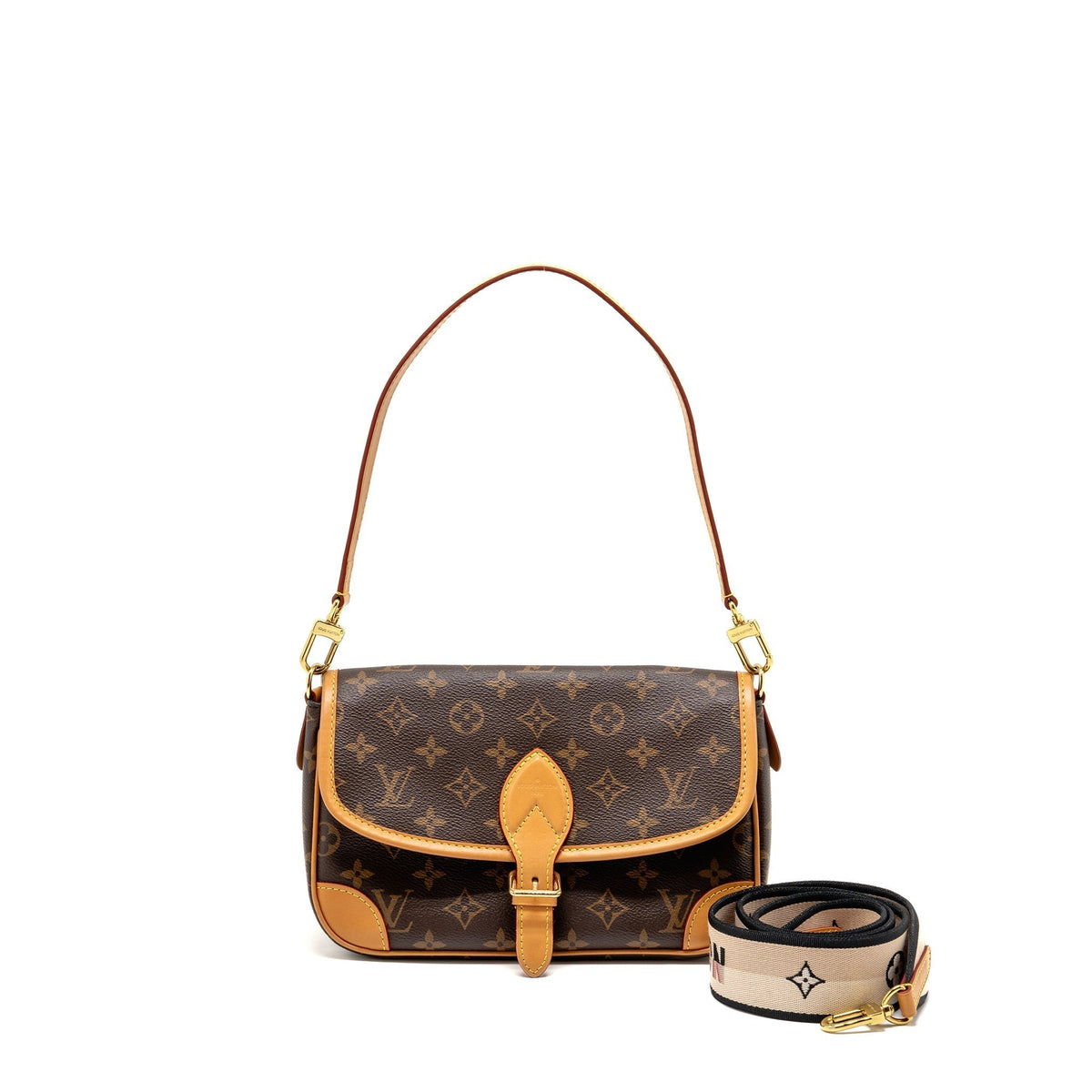LOUIS VUITTON DIANE BAG MONOGRAM CANVAS GHW